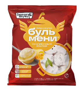 Бульмени со сливочным маслом