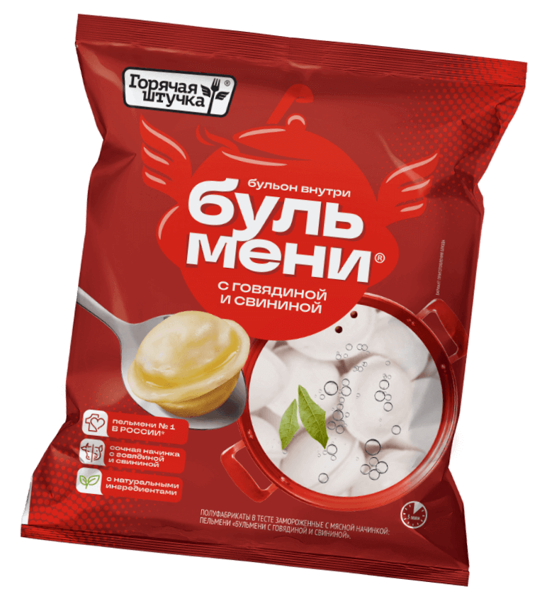 Бульмени с говядиной и свининой